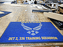 Custom Made ToughTop Logo Mat US Air Force 336th Traning Squadron of Fairchild Air Force Base Florida