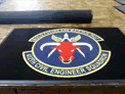 Custom Made ToughTop Logo Mat US Air Force 412th Civil Engineering Squadron of Edwards AFB California
