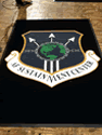 Custom Made ToughTop Logo Mat US Air Force 4th Sustainment Command of Joint Base San Antonio Texas