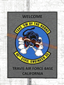 Custom Made ToughTop Logo Mat US Air Force 60th Civil Engineer Squadron of Travis AFB California