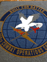 Custom Made ToughTop Logo Mat US Air Force 820th Combat Operations Squadron of Moody Air Force Base Georgia