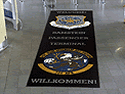 Custom Made ToughTop Logo Mat US Air Force Air Mobility Command Passenger Terminal of Ramstein AFB Germany 03