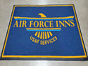 Custom Made ToughTop Logo Mat US Air Force Inns of RAF Croughton North Hamptonshire UK 02