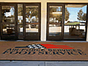 Custom Made ToughTop Logo Mat US Air Force Joshua Tree Dining of Edwards Air Force Base California 02