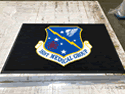 Custom Made ToughTop Logo Mat US Air National Guard 181st Medical Group of Terre Haute Indiana