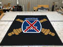 Custom Made ToughTop Logo Mat US Army 10th Mountain Division of Fort Drum New York