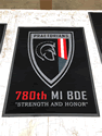 Custom Made ToughTop Logo Mat US Army 780th Military Intelligence Brigade of Fort Meade Maryland