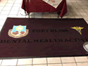 Custom Made ToughTop Logo Mat US Army Dental Health Activity of Fort Bliss Texas 01