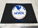 Custom Made ToughTop Logo Mat US Army MWR of Fort Bragg North Carolina