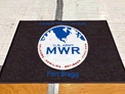 Custom Made ToughTop Logo Mat US Army MWR of Fort Bragg North Carolina