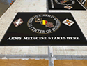 Custom Made ToughTop Logo Mat US Army Medical Center of JBSA Texas