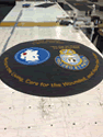 Custom Made ToughTop Logo Mat US Army South of Fort Sam Houston Texas