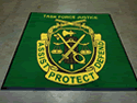 Custom Made ToughTop Logo Mat US Army Task Force Justice CID of Camp Arifjan Kuwait