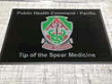 Custom Made ToughTop Logo Mat US Army Tripler Army Medical Center of Hawaii