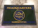 Custom Made ToughTop Logo Mat US Border Patrol Headquarters of Baltimore Maryland 01