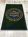 Custom Made ToughTop Logo Mat US Border Patrol of Selfridge ANGB Michigan