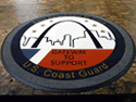 Custom Made ToughTop Logo Mat US Coast Guard Base of St Louis Missouri