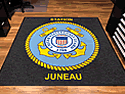 Custom Made ToughTop Logo Mat US Coast Guard Station of Juneau Alaska