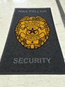 Custom Made ToughTop Logo Mat US Defense Logistics Agency of Nellis AFB Nevada