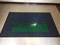 Custom Made ToughTop Logo Mat US Department of Agriculture of Byron Georgia 02