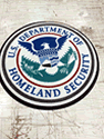 Custom Made ToughTop Logo Mat US Department of Homeland Security Immigration and Customs Enforcement of Houston Texas