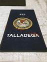 Custom Made ToughTop Logo Mat US Department of Justice FCI Talladega of Talladega Alabama