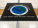 Custom Made ToughTop Logo Mat US Department of Justice FDC Walton of Tallahassee Florida