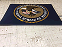 Custom Made ToughTop Logo Mat US Department of Justice Federal Bureau of Prisons FCI Big Spring of Big Spring Texas