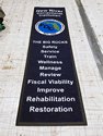 Custom Made ToughTop Logo Mat US Department of Justice New River Correctional Facility of Raiford Florida