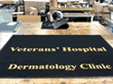 Custom Made ToughTop Logo Mat US Department of Veterans Affairs Hospital Dermatology Clinic of South Dakota