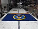 Custom Made ToughTop Logo Mat US Department of Veterans Affairs of Bay Pines Florida