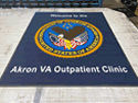 Custom Made ToughTop Logo Mat US Department of Veterans Affairs of Cleavland Ohio