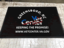 Custom Made ToughTop Logo Mat US Department of Veterans Affairs of Greensboro North Carolina