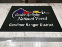 Custom Made ToughTop Logo Mat US Forest Service Custer Gallatin National Forest of Gardiner Montana