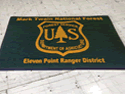 Custom Made ToughTop Logo Mat US Forest Service Mark Twain National Forest of Poplar Bluff Missouri 01