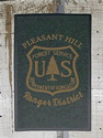 Custom Made ToughTop Logo Mat US Forest Service Pleasant Hill Ranger District of Clarksville Arkansas