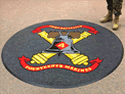 Custom Made ToughTop Logo Mat US Marines Third Battalion Fourteenth Marines of Bristol Pennsylvania