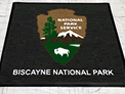 Custom Made ToughTop Logo Mat US National Park Service Biscayne National Park of Homestead Florida