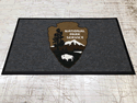 Custom Made ToughTop Logo Mat US National Park Service Colonial Historic Park of Colonial Beach Virginia