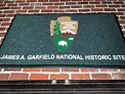 Custom Made ToughTop Logo Mat US National Park Service James A Garfield National Historic Site of Mentor Ohio