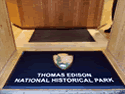 Custom Made ToughTop Logo Mat US National Park Service Thomas Edison Historic Park of West Orange New Jersey