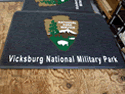 Custom Made ToughTop Logo Mat US National Park Service Vicksburg National Military Park of Vicksburg Mississippi