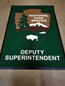 Custom Made ToughTop Logo Mat US National Park Service of NY Harbor