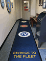 Custom Made ToughTop Logo Mat US Navy Drug Screening Laboratory of NAS Jacksonville Florida