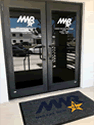 Custom Made ToughTop Logo Mat US Navy MWR Marketing of NAS Key West Florida