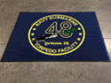 Custom Made ToughTop Logo Mat US Navy Naval Submarine Torpedo Facility of Yorktown Virginia