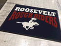 Custom Made ToughTop Logo Mat US Navy USS Theodore Roosevelt of Naval Station San Diego California