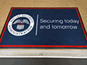 Custom Made ToughTop Logo Mat US Social Security Administration of Fredricksburg Virginia 01