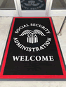 Custom Made ToughTop Logo Mat US Social Security Administration of Joplin Missouri