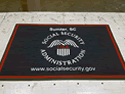 Custom Made ToughTop Logo Mat US Social Security Administration of Sumter South Carolina